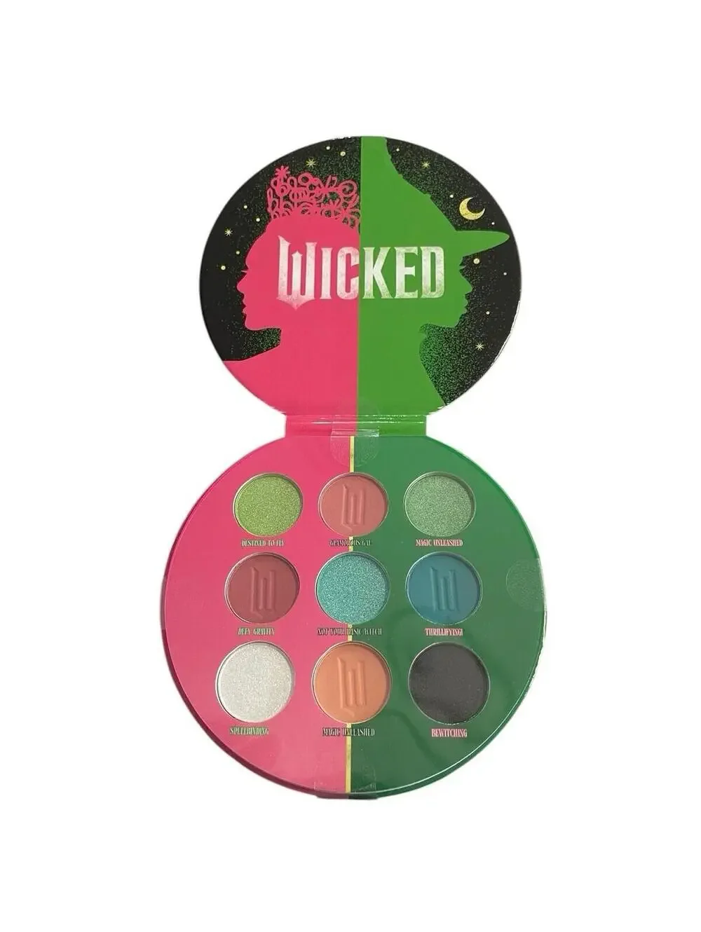 New Wicked Elphaba & Gilda Eyeshadow Palette 9 Eye Shadow Colors Sealed Makeup
